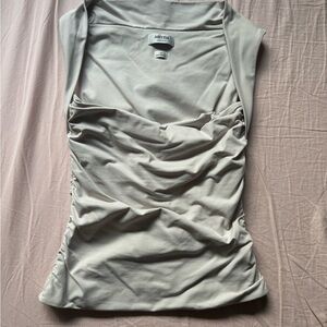 Aritzia Light Gray Sleeveless Blouse